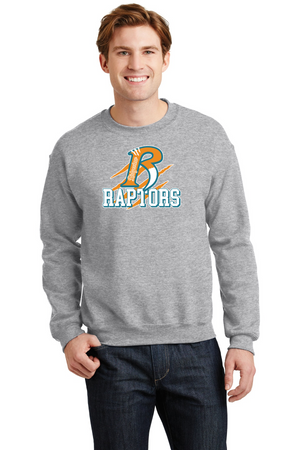 Ridgeview Raptors Spirit Wear 2023/24 On-Demand-Unisex Crewneck Sweatshirt Raptors w/ Claw Logo