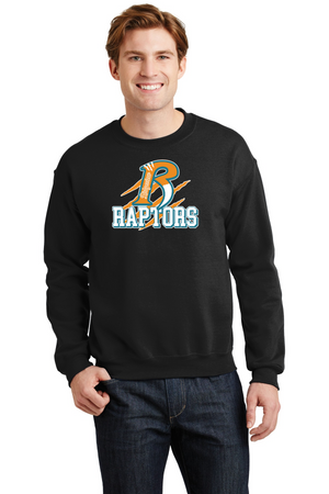 Ridgeview Raptors Spirit Wear 2023/24 On-Demand-Unisex Crewneck Sweatshirt Raptors w/ Claw Logo