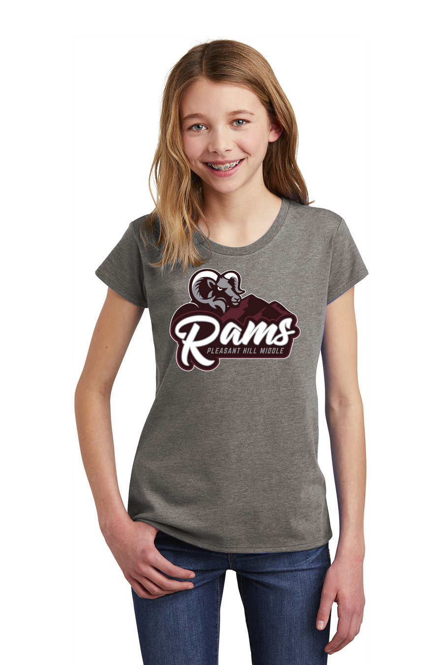 Pleasant Hill Middle School Spirit Wear 2023/24 On-Demand-Youth District Girls Tee