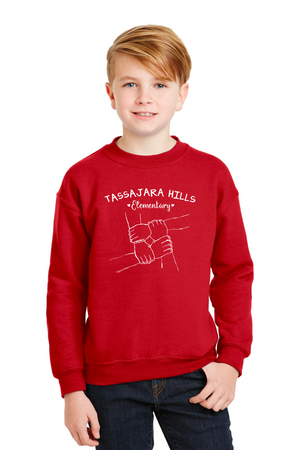 Tassajara Hills Elementary Spirit Wear 2023/24 On-Demand-Unisex Crewneck Sweatshirt Hands Logo