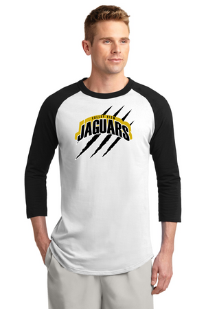 Valley View Middle School On-Demand Spirit Wear-Unisex Baseball Tee Claw Logo