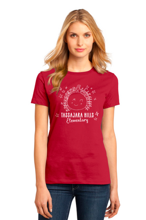 Tassajara Hills Elementary Spirit Wear 2023/24 On-Demand-Premium District Womens Tee Earth Logo