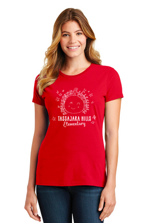 Tassajara Hills Elementary Spirit Wear 2023/24 On-Demand-Port and Co Ladies Favorite Shirt Earth Logo