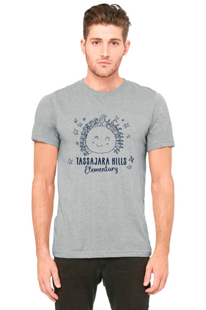 Tassajara Hills Elementary Spirit Wear 2023/24 On-Demand-BELLA+CANVAS Triblend Short Sleeve Tee Earth Logo