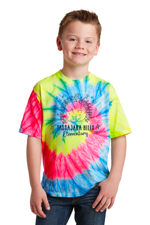 Tassajara Hills Elementary Spirit Wear 2023/24 On-Demand-Unisex Tie-Dye Shirt Earth Logo