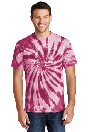 Tassajara Hills Elementary Spirit Wear 2023/24 On-Demand-Unisex Tie-Dye Shirt Earth Logo