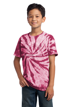 Tassajara Hills Elementary Spirit Wear 2023/24 On-Demand-Unisex Tie-Dye Shirt Earth Logo