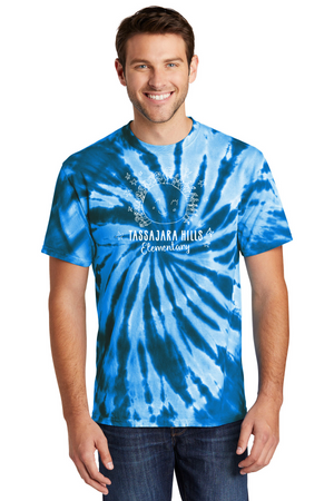 Tassajara Hills Elementary Spirit Wear 2023/24 On-Demand-Unisex Tie-Dye Shirt Earth Logo