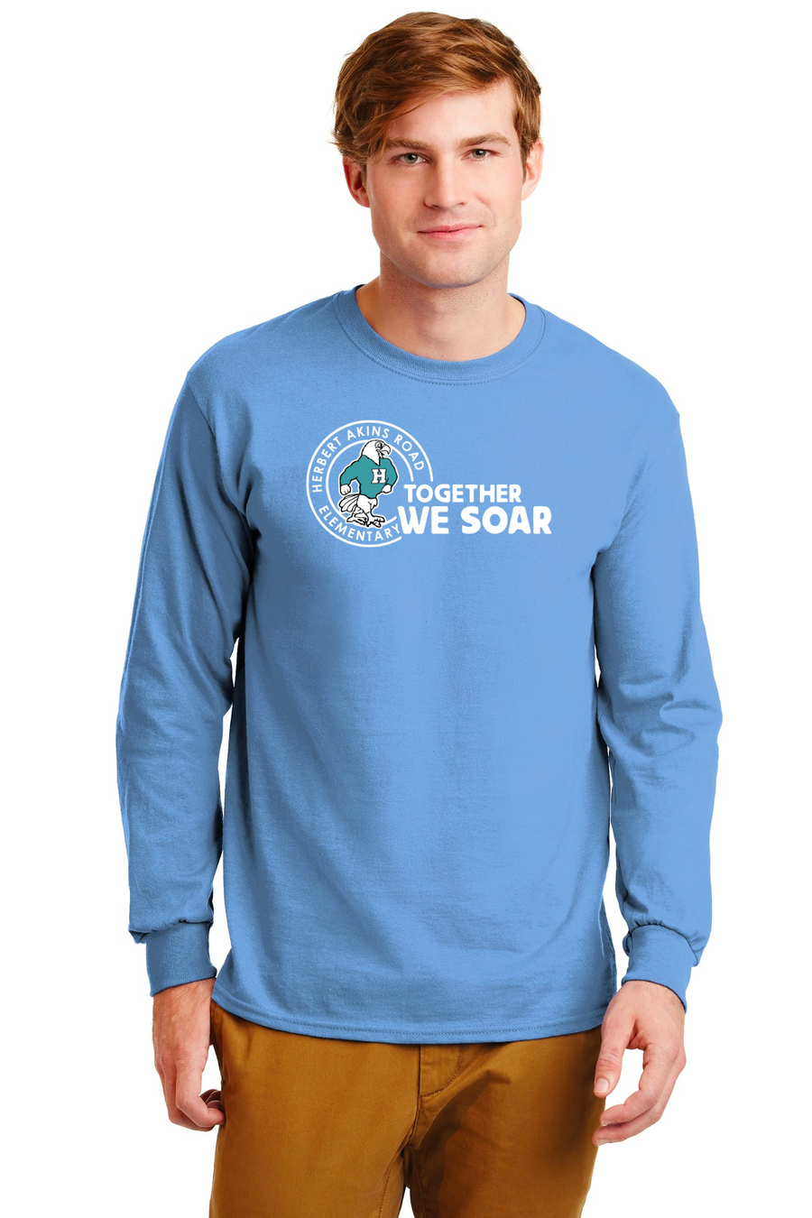 Herbert Akins Spirit Wear 23/24 On-Demand-Unisex Long Sleeve Shirt Together We Soar Logo