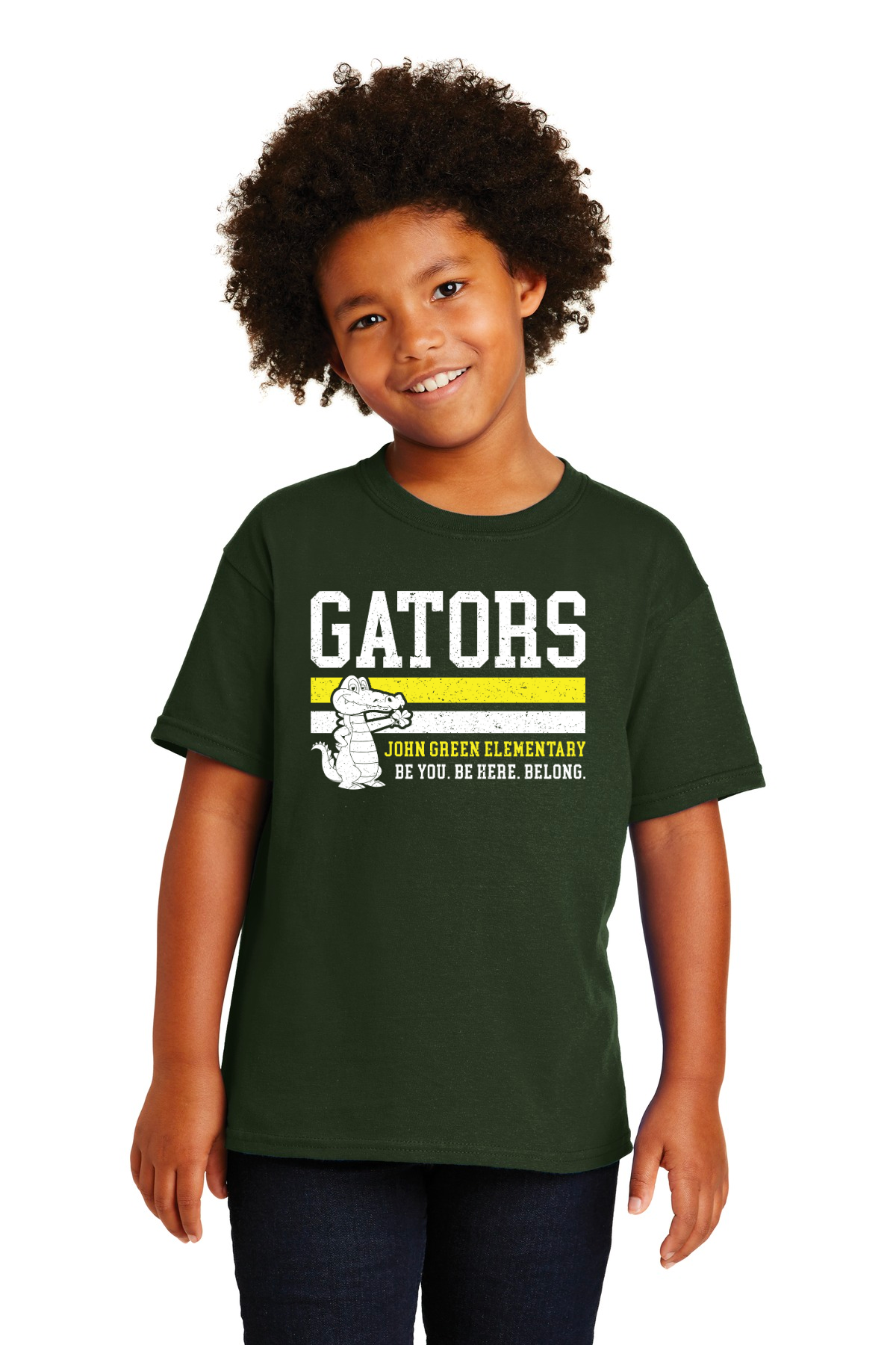 Green t best sale shirt child