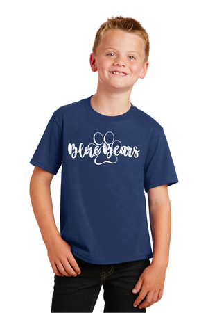 Mashburn Elementary - 23/24 Spirit Wear On-Demand-Premium Soft Unisex T-Shirt Blue Bears Logo