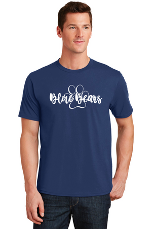 Mashburn Elementary - 23/24 Spirit Wear On-Demand-Premium Soft Unisex T-Shirt Blue Bears Logo