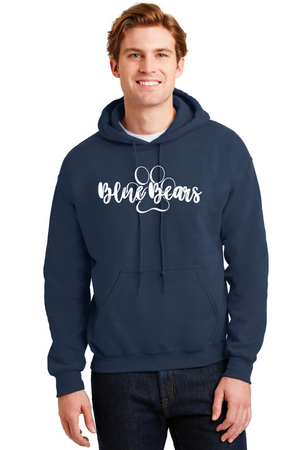 Mashburn Elementary - 23/24 Spirit Wear On-Demand-Unisex Hoodie Blue Bears Logo