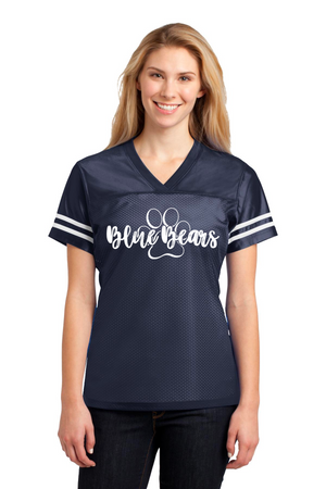 Mashburn Elementary - 23/24 Spirit Wear On-Demand-Sport-Tek Ladies Jersey Blue Bears Logo