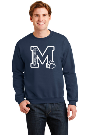 Mashburn Elementary - 23/24 Spirit Wear On-Demand-Unisex Crewneck Sweatshirt Mashburn Logo