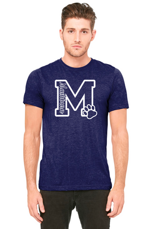 Mashburn Elementary - 23/24 Spirit Wear On-Demand-BELLA+CANVAS Triblend Short Sleeve Tee Mashburn Logo