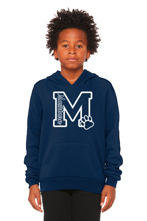 Mashburn Elementary - 23/24 Spirit Wear On-Demand-BELLA+CANVAS Premium Fleece Hoodie Mashburn Logo