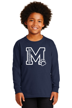 Mashburn Elementary - 23/24 Spirit Wear On-Demand-Unisex Long Sleeve Shirt Mashburn Logo