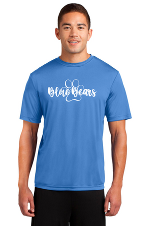 Mashburn Elementary - 23/24 Spirit Wear On-Demand-Unisex Dry-Fit Shirt Blue Bears Logo