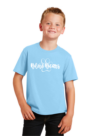 Mashburn Elementary - 23/24 Spirit Wear On-Demand-Premium Soft Unisex T-Shirt Blue Bears Logo