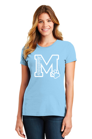 Mashburn Elementary - 23/24 Spirit Wear On-Demand-Port and Co Ladies Favorite Shirt Mashburn Logo