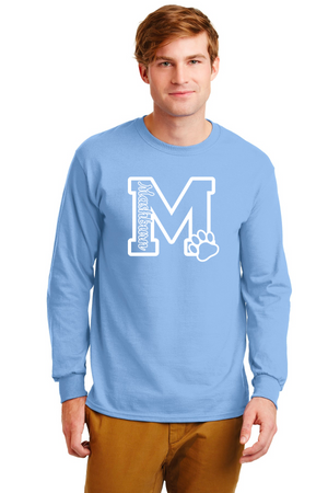 Mashburn Elementary - 23/24 Spirit Wear On-Demand-Unisex Long Sleeve Shirt Mashburn Logo