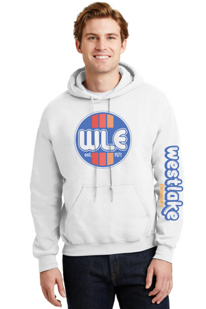 Westlake Elementary Spirit Wear 2023/24 On-Demand-Unisex Hoodie w/ Blue Sleeve Logo