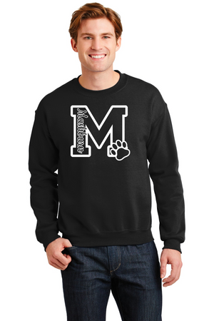 Mashburn Elementary - 23/24 Spirit Wear On-Demand-Unisex Crewneck Sweatshirt Mashburn Logo