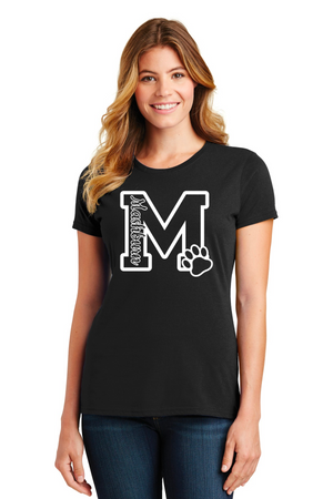 Mashburn Elementary - 23/24 Spirit Wear On-Demand-Port and Co Ladies Favorite Shirt Mashburn Logo