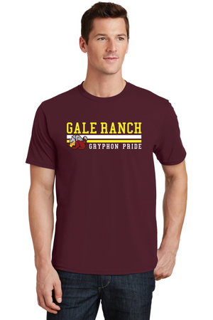 Gale Ranch Middle School Spirit Wear 2023/24 On-Demand-Premium Soft Unisex T-Shirt Stripe Logo