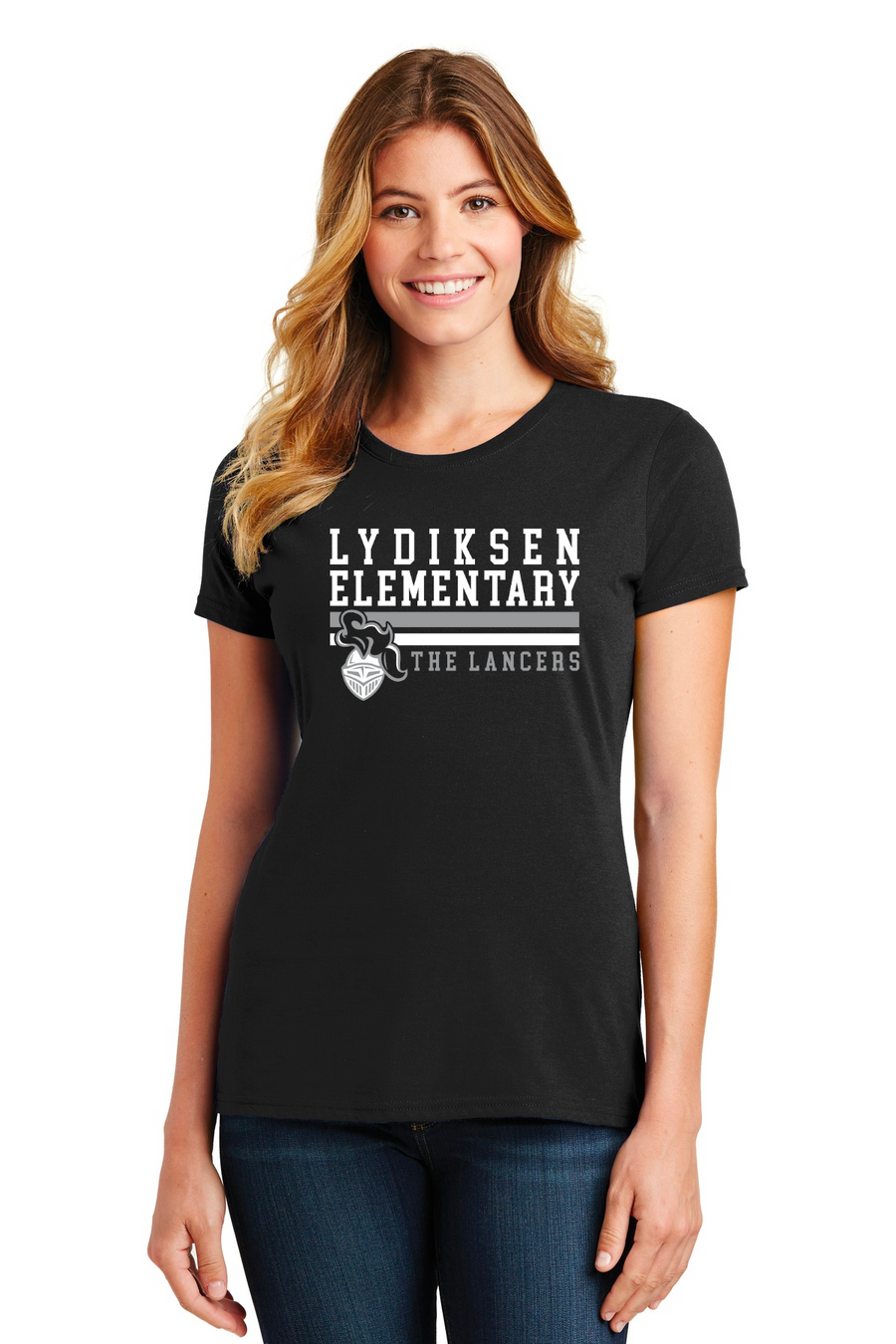 Lydiksen Elementary Spirit Wear 2023/24 On-Demand-Port and Co Ladies Favorite Shirt The Lancers Logo