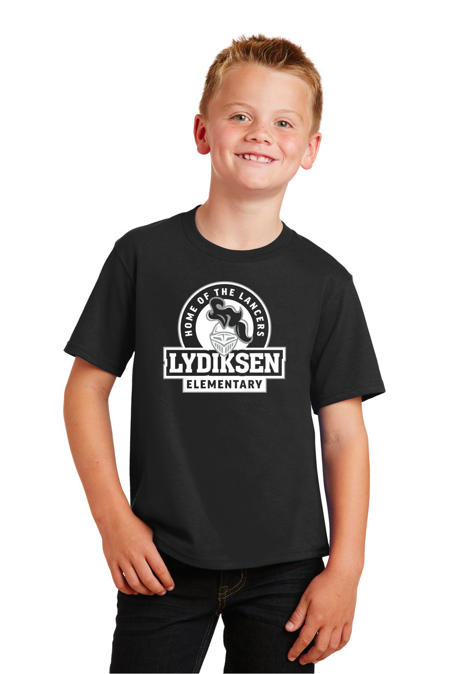 Lydiksen Elementary Spirit Wear 2023/24 On-Demand-Premium Soft Unisex T-Shirt Home of the Lancers Logo
