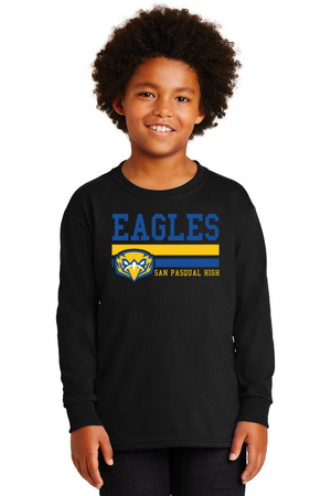 San Pasqual High School - 23/24 Spirit Wear On-Demand-Unisex Long Sleeve Shirt Eagles Logo