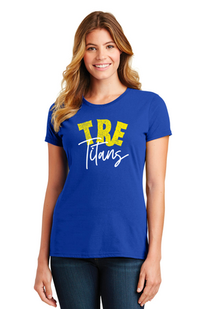 Timber Ridge Elementary Spirit Wear 2023/24 On-Demand-Port and Co Ladies Favorite Shirt Titans Logo