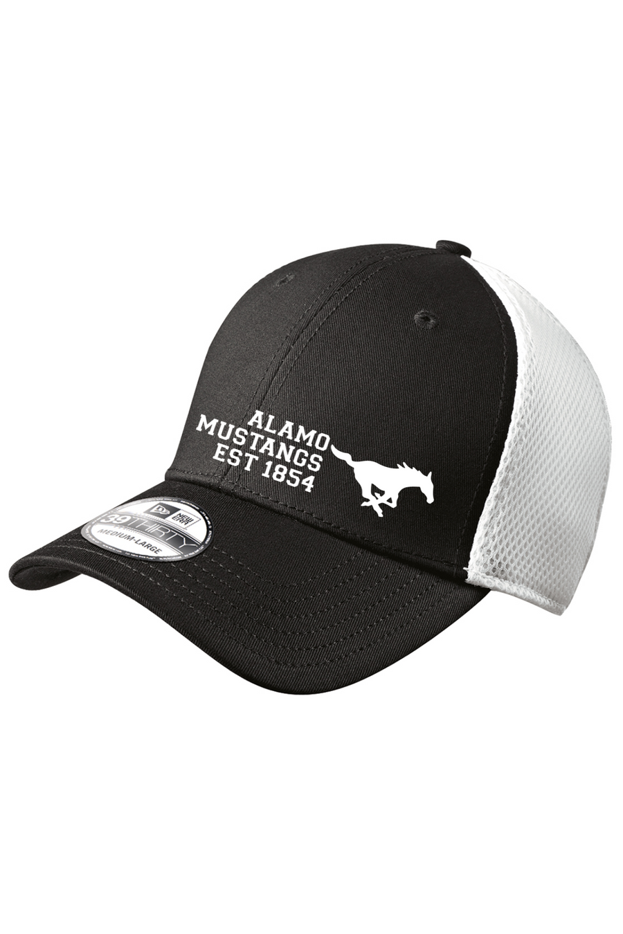 Alamo Mustangs Spirit Wear 2023-24 On-Demand-New Era Stretch Mesh Hat