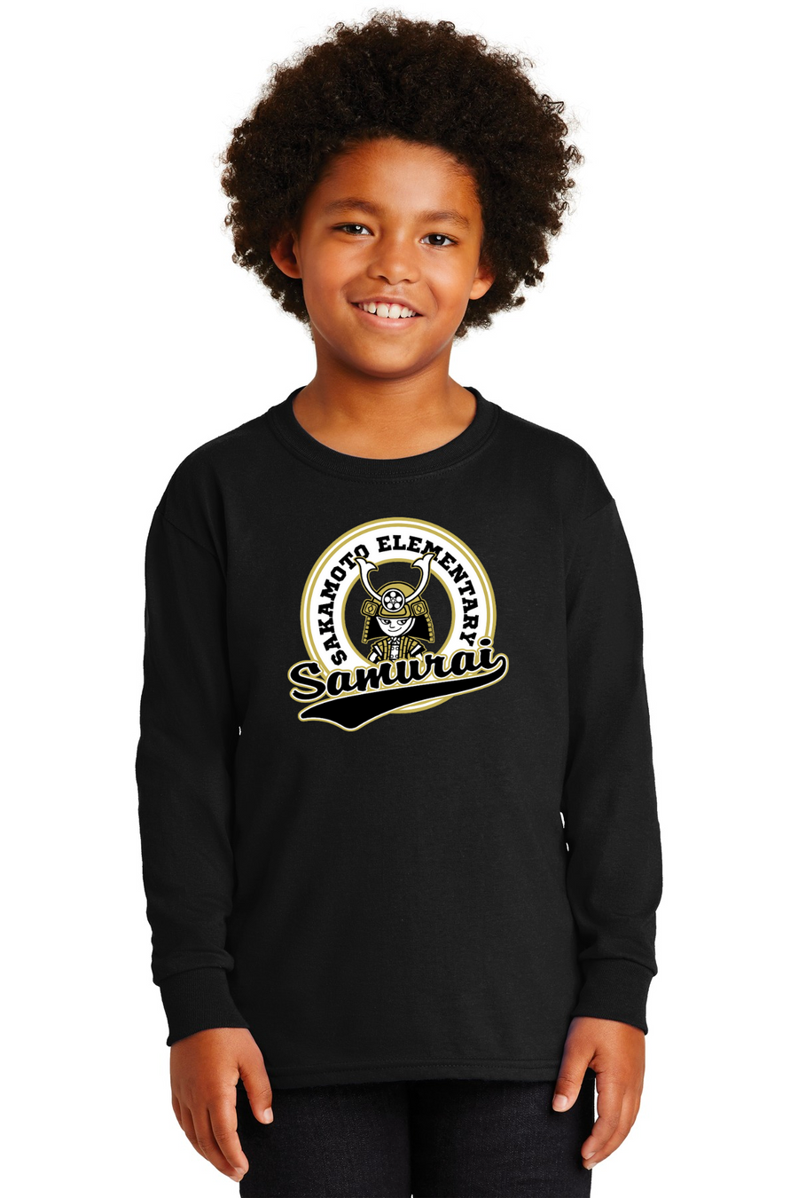 Sakamoto Elementary Spirit Wear 2023/24 On-Demand-Unisex Long Sleeve Shirt Circle Logo