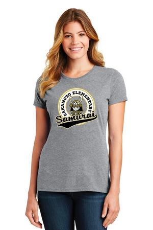 Sakamoto Elementary Spirit Wear 2023/24 On-Demand-Port and Co Ladies Favorite Shirt Circle Logo