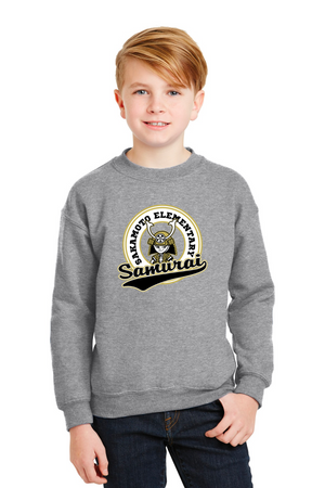 Sakamoto Elementary Spirit Wear 2023/24 On-Demand-Unisex Crewneck Sweatshirt Circle Logo