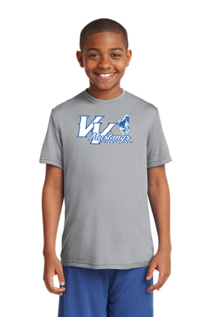 Valley View Elementary Back to School On-Demand-Unisex Dry-Fit Shirt Mustang Logo