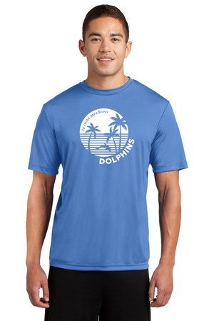 La Costa Meadows Spirit Wear 2023-24 On-Demand-Unisex Dry-Fit Shirt White Dolphin Logo