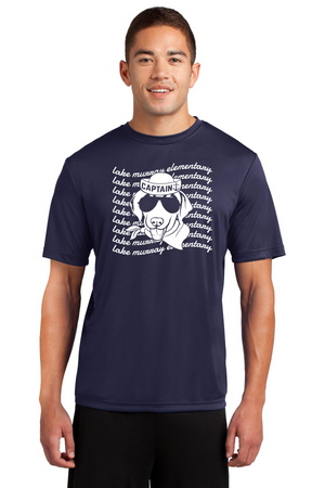 Lake Murray Elementary Spirit Wear 2023-24 On-Demand-Unisex Dry-Fit Shirt Captain Logo