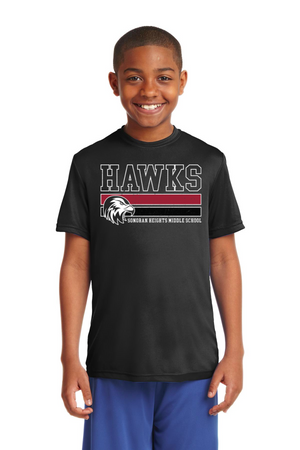 Sonoran Heights Middle School 2023/24 Spirit Wear On-Demand-Unisex Dry-Fit Shirt Stripes Logo
