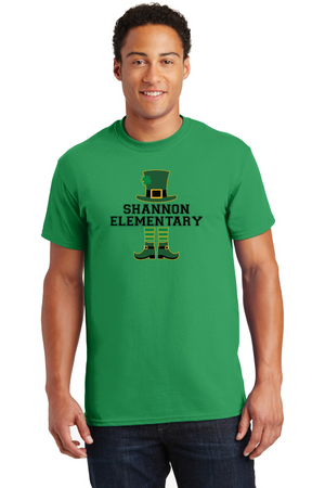 Shannon Elementary Spirit Wear 2023/24 On-Demand-Unisex T-Shirt Leprechaun Logo