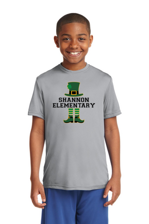 Shannon Elementary Spirit Wear 2023/24 On-Demand-Unisex Dry-Fit Shirt Leprechaun Logo