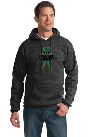 Shannon Elementary Spirit Wear 2023/24 On-Demand-Unisex Hoodie Leprechaun Logo