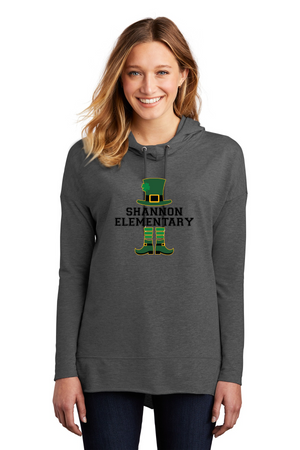 Shannon Elementary Spirit Wear 2023/24 On-Demand-District Womens Featherweight French Terry Hoodie Leprechaun Logo