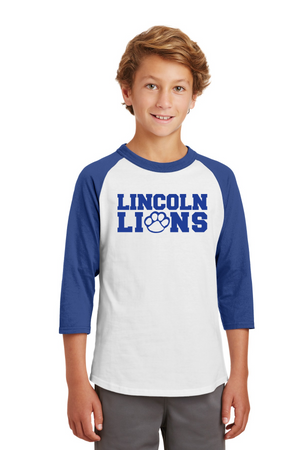 Lincoln Elementary Spirit Wear 2023/24 On-Demand-Unisex Baseball Tee