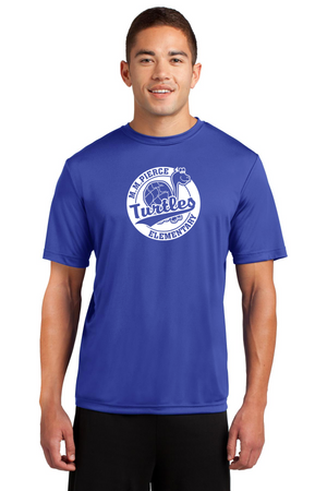 Pierce Elementary - 23/24 Spirit Wear-Unisex Dry-Fit Shirt Circle Logo