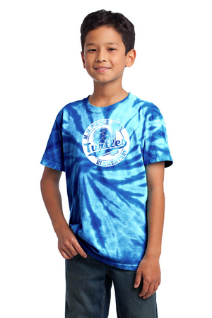 Pierce Elementary - 23/24 Spirit Wear On-Demand-Unisex Tie-Dye Shirt Circle Logo