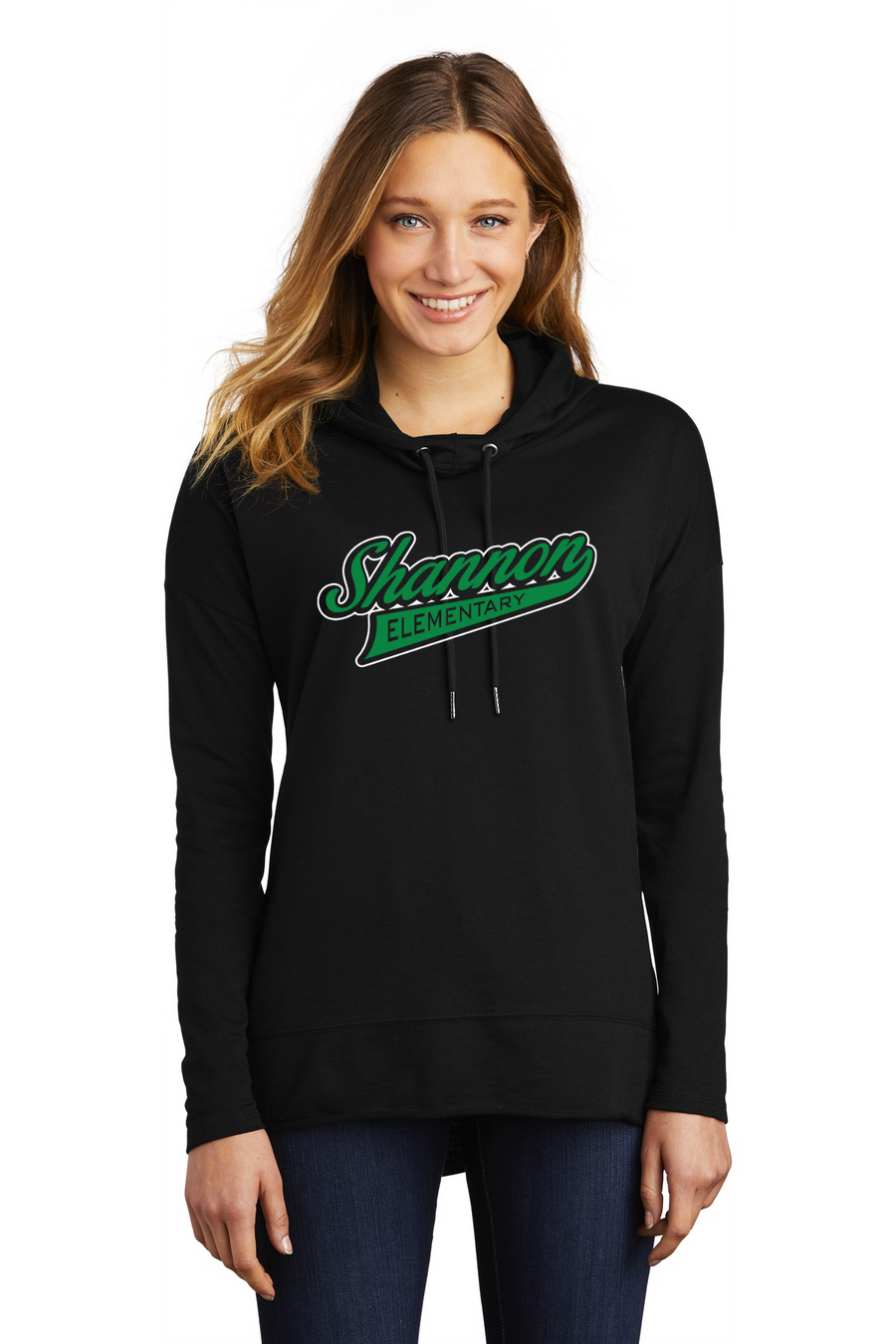 Shannon Elementary Spirit Wear 2023/24 On-Demand-District Womens Featherweight French Terry Hoodie Shannon Logo